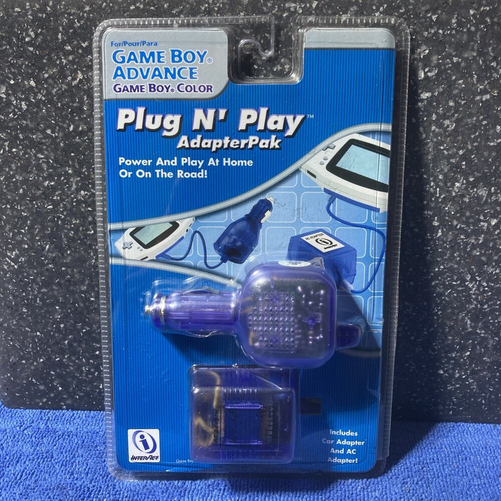 Game Shark Plug N' Play Adapter Pack For Gameboy Advanced Color (2001) SEALED